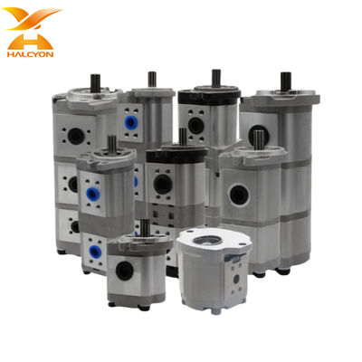 Excavator Double Bomba De Carga Hydraul Charge Pump High Pressure Hydraulic Gear Pump For Shimadzu Rexroth Kubota Kobelco